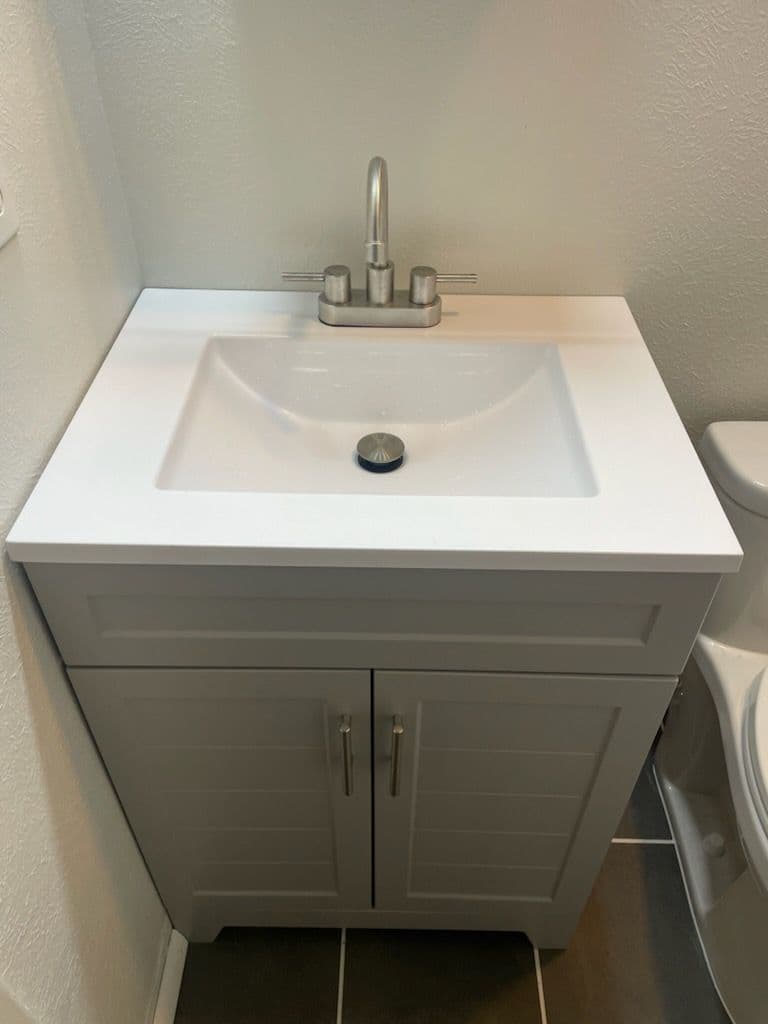 Modern Bathroom Makeover with Dual-Flush Toilets