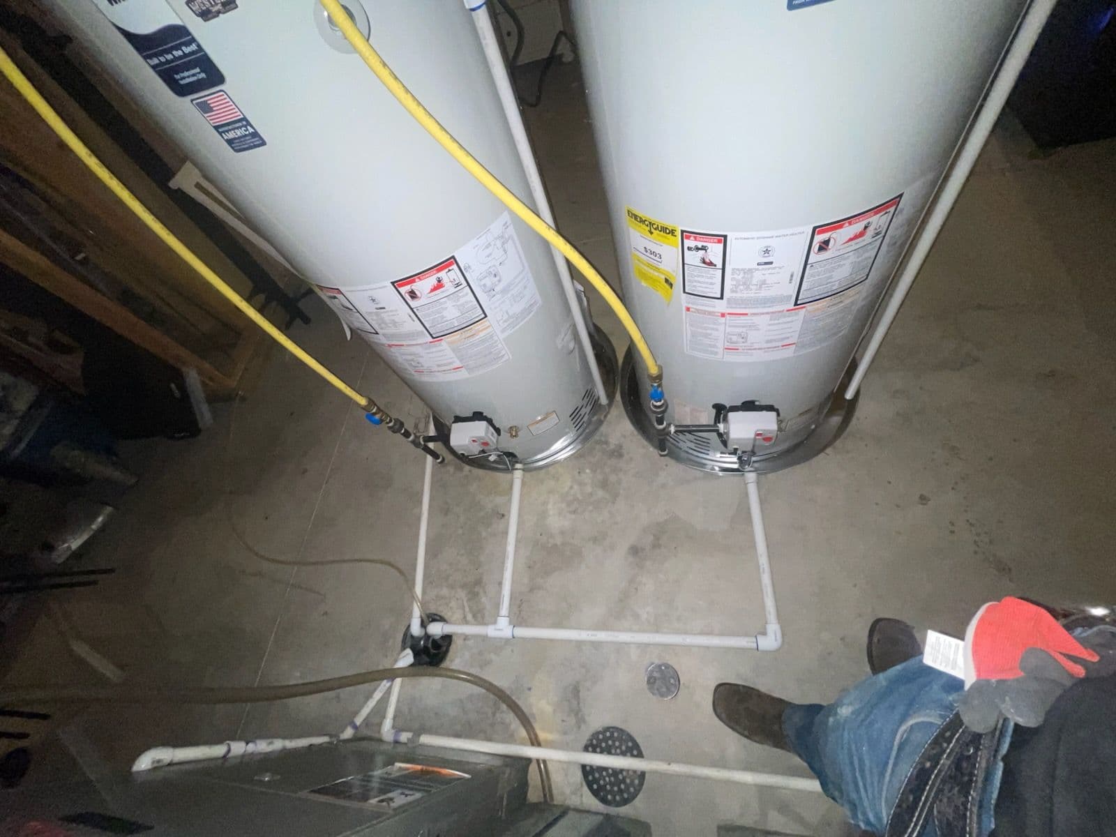Project Dual 75-Gallon Water Heaters Installation image