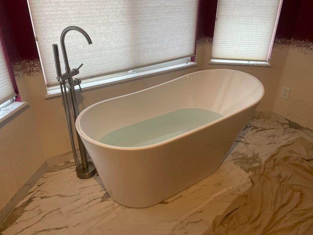 Project Modern Bathroom Remodel with Elegant Fixtures image
