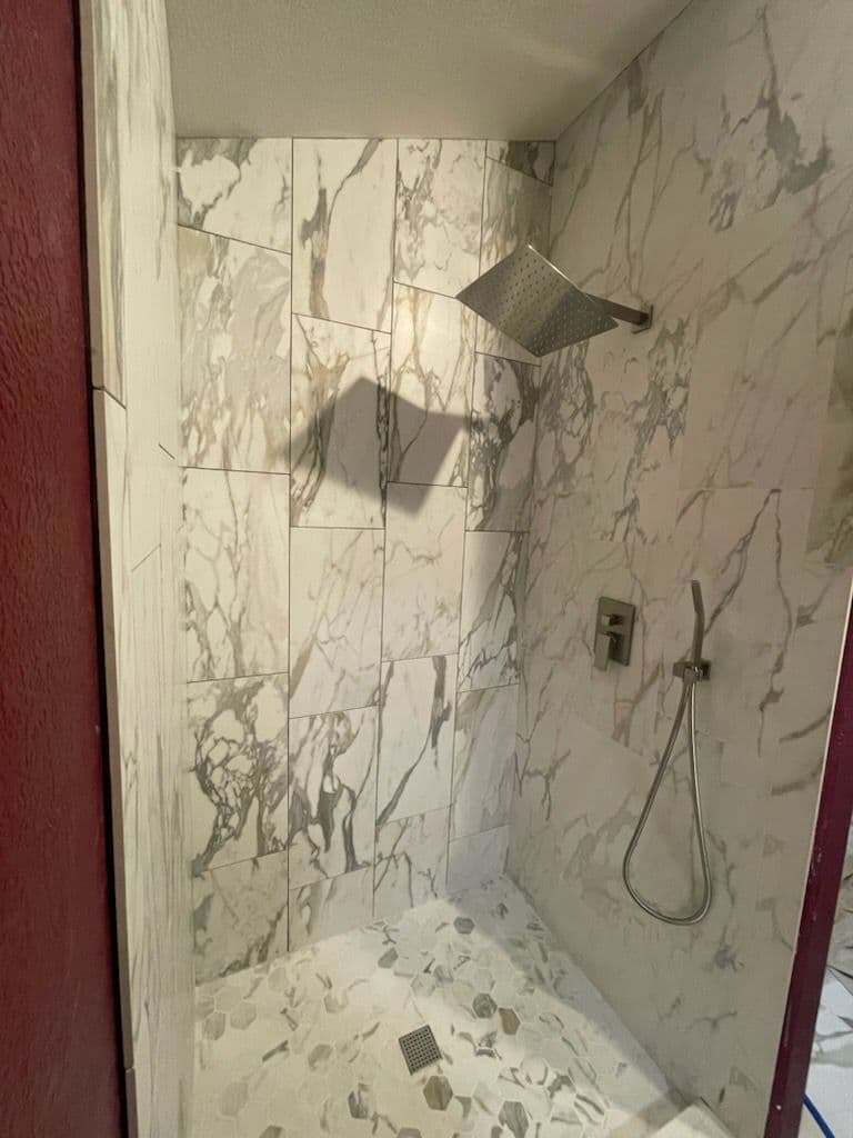 Modern Bathroom Remodel with Elegant Fixtures