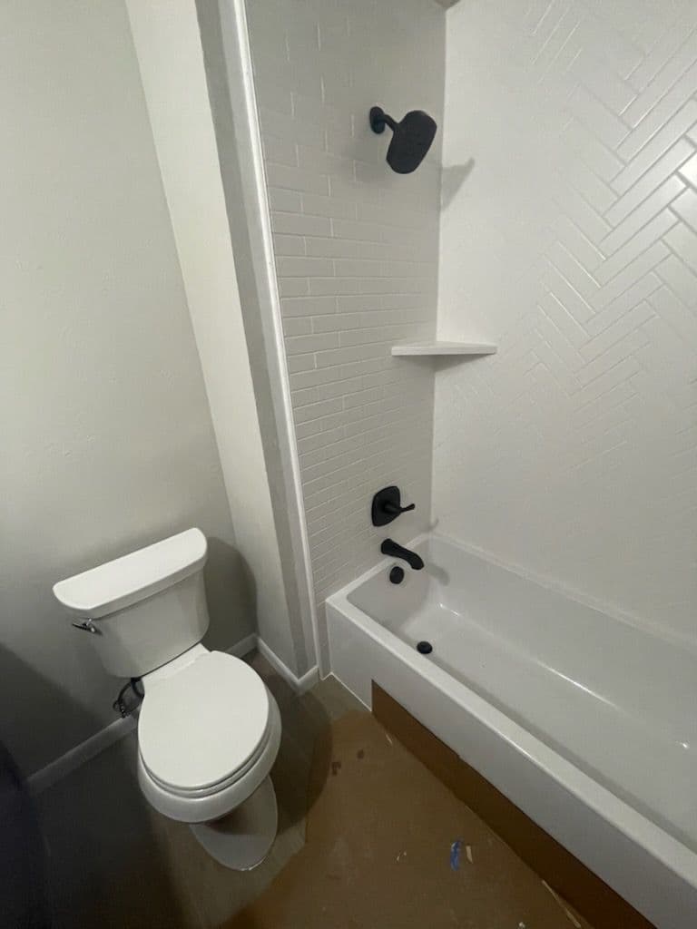 Stunning Bathroom Transformation with Modern Flair image